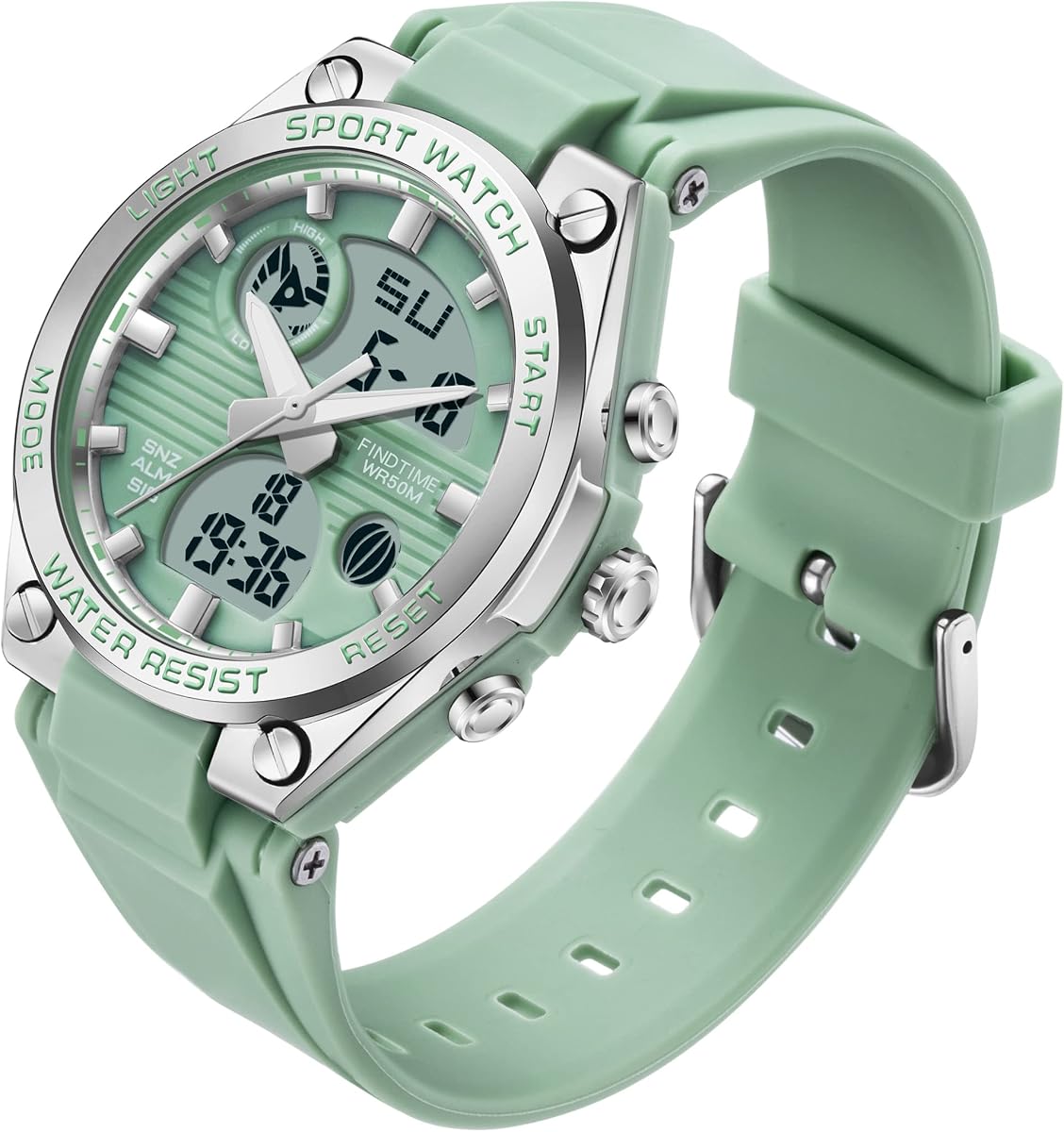 Reloj Digital para mujer, reloj deportivo resistente al agua, relojes tácticos militares analógicos, retroiluminación LED, alarma, cronómetro, relojes de pulsera