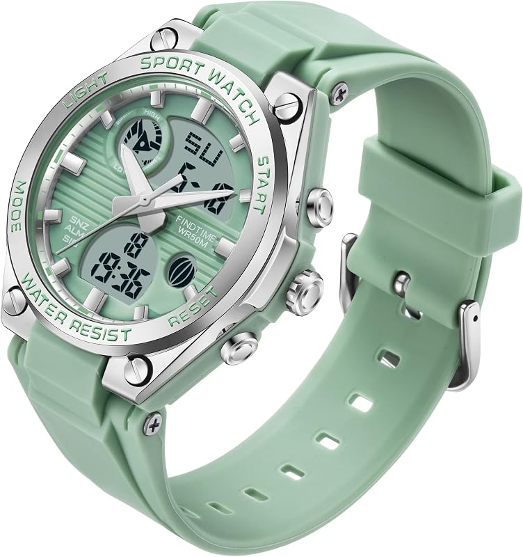 Reloj Digital para mujer, reloj deportivo resistente al agua, relojes tácticos militares analógicos, retroiluminación LED, alarma, cronómetro, relojes de pulsera