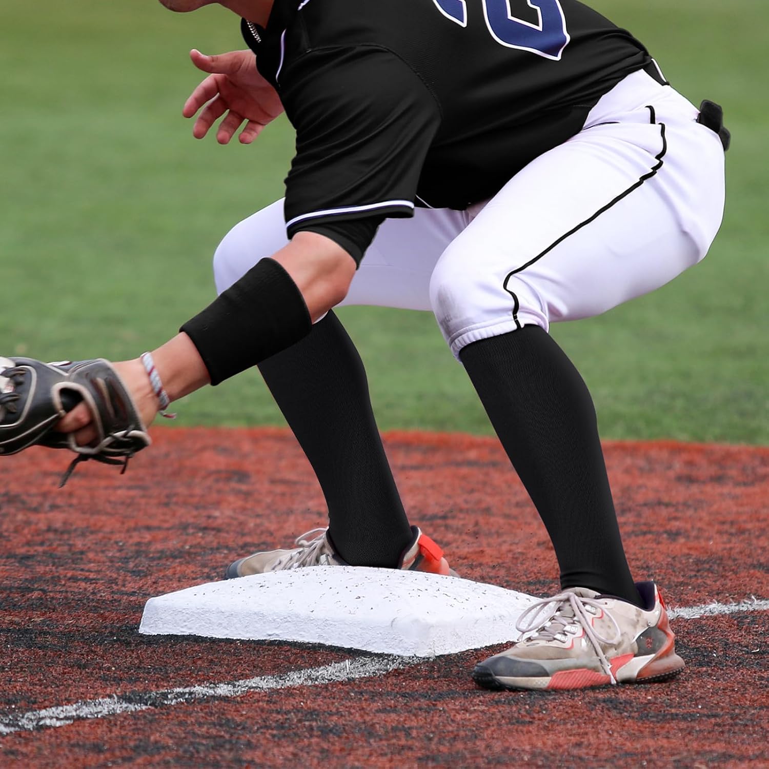 Outus Baseball Soccer Socks Athletic Softball Football Sports Knee High Socks for Youth Boys Girls Adult - Image 2