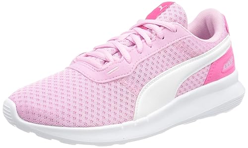 Puma Boys ST Activate AC PS Pale White-Glowing Pink Sneaker-11 UK (36907014)