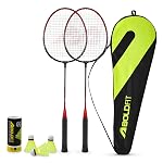 Boldfit Badminton Rackets Aluminium Badminton Racket with Full Cover Bag Standard Shuttle Bat Match Shuttle Bats Lightweight Badminton Shuttle Bat Aeroflex – Red Set