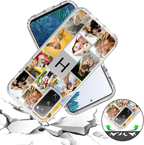 Vista 242 de Funda transparente 3 en 1 diseñada para teléfono Galaxy S21, Plus/Ultra/FE 5G Samsung, capas protectoras híbridas [protector de pantalla] Borrar 05