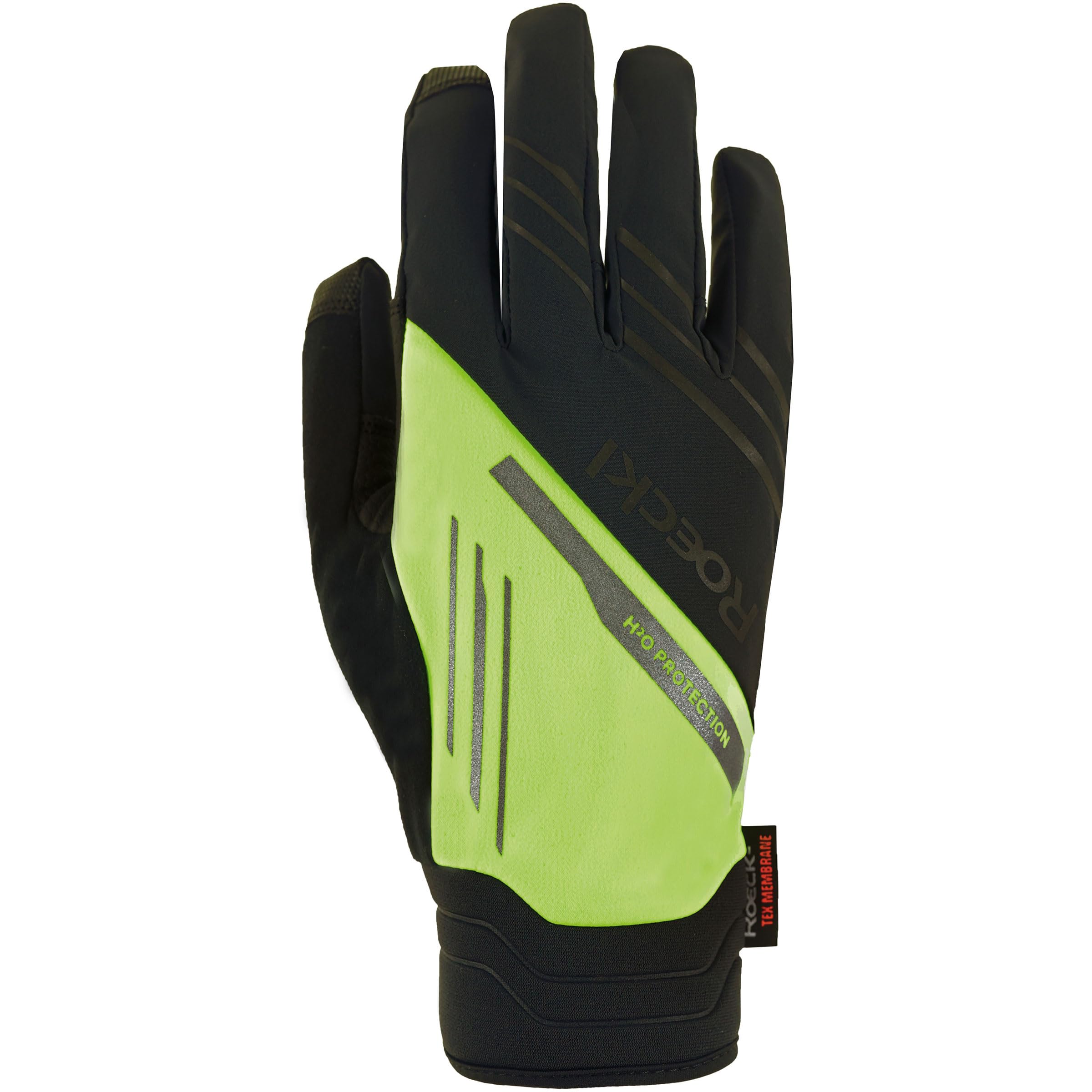 Roeckl Rothenfels Winter Fahrrad Handschuhe lang schwarz/gelb 2026: Größe: 9