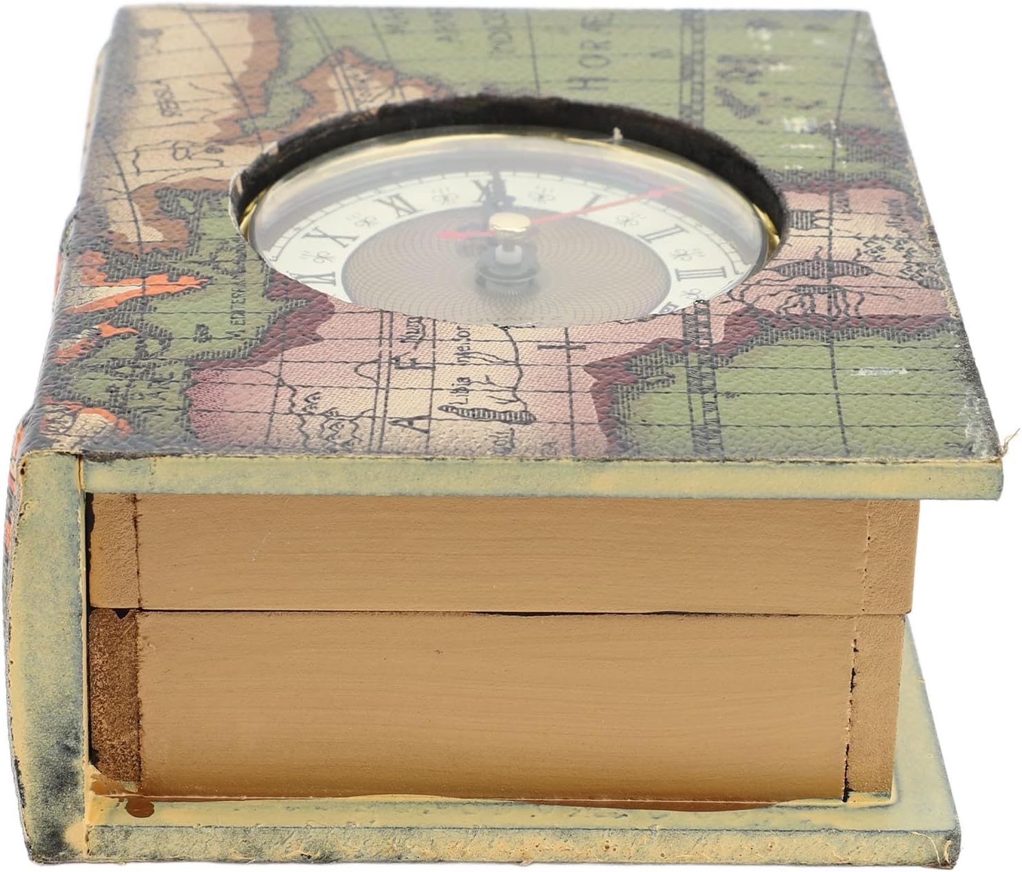 Vintage Book Storage Box, Book Decor Organizer Synthetic