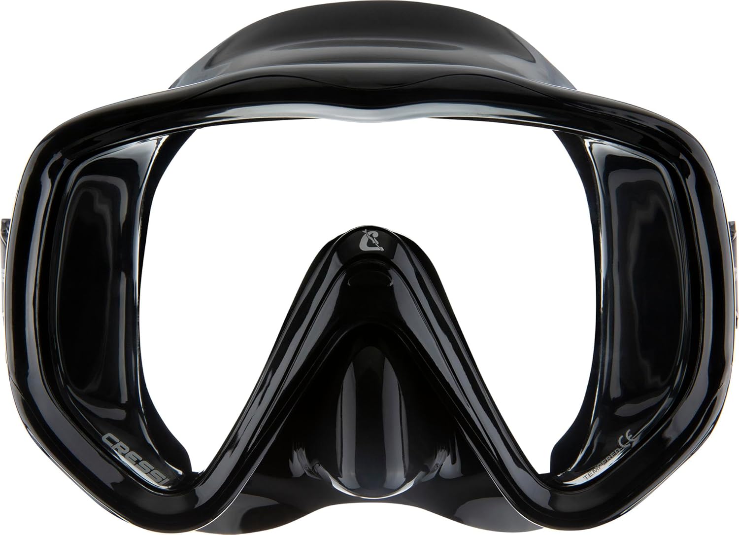 Cressi Perfect View Scuba Diving, Snorkeling Mask in Pure Comfortable Silicone - Available with Different Panoramic Lenses - Liberty: Designed in Italy