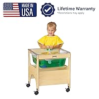 Vista 3 de Jonti-Craft 2870JC - Mini mesa sensorial transparente, madera