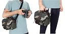 adventIQ Camera Bag Compact Retrospective Camera Shoulder Bag for DSLR/SLR & Mirrorless – Fits Nikon, Canon, Sony – Camera Bag for Travel – Shockproof Sling Case for Lens Water-Resistant | Army Print gallery image