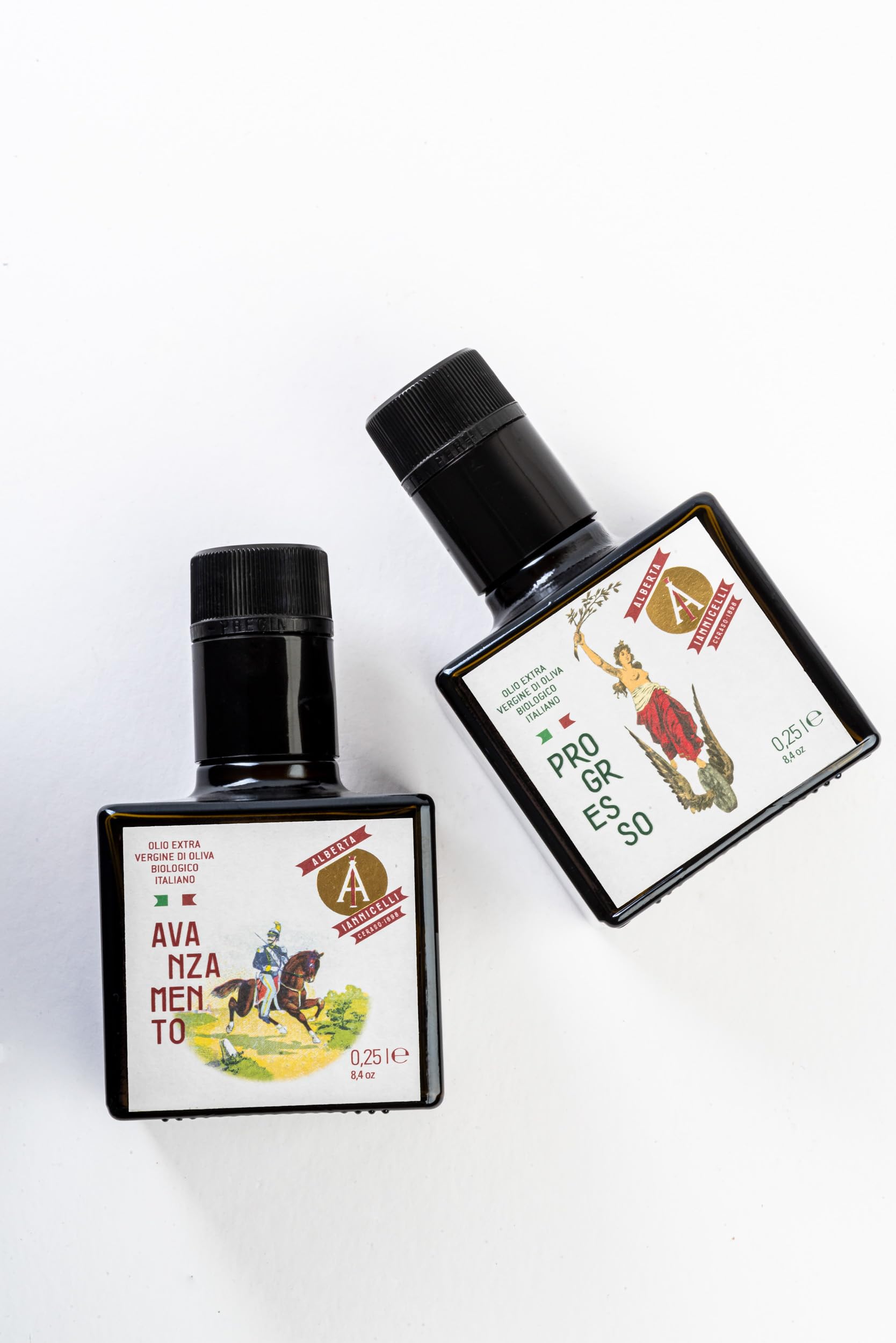 Pudełko Prezentowe - Organiczna Oliwa z Oliwek z Pierwszego Tłoczenia - 100% Made in Italy - Alberta Iannicelli (Kość słoniowa)