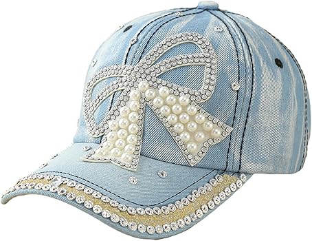 Cappello Da Baseball In Denim Casual Da Sport All'aperto