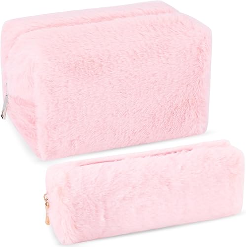 Miniatura 6 de Pequeña bolsa de maquillaje para bolso bolsa de maquillaje mullida bonita bolsa de cosméticos estuche estético para lápices de viaje bolsa de