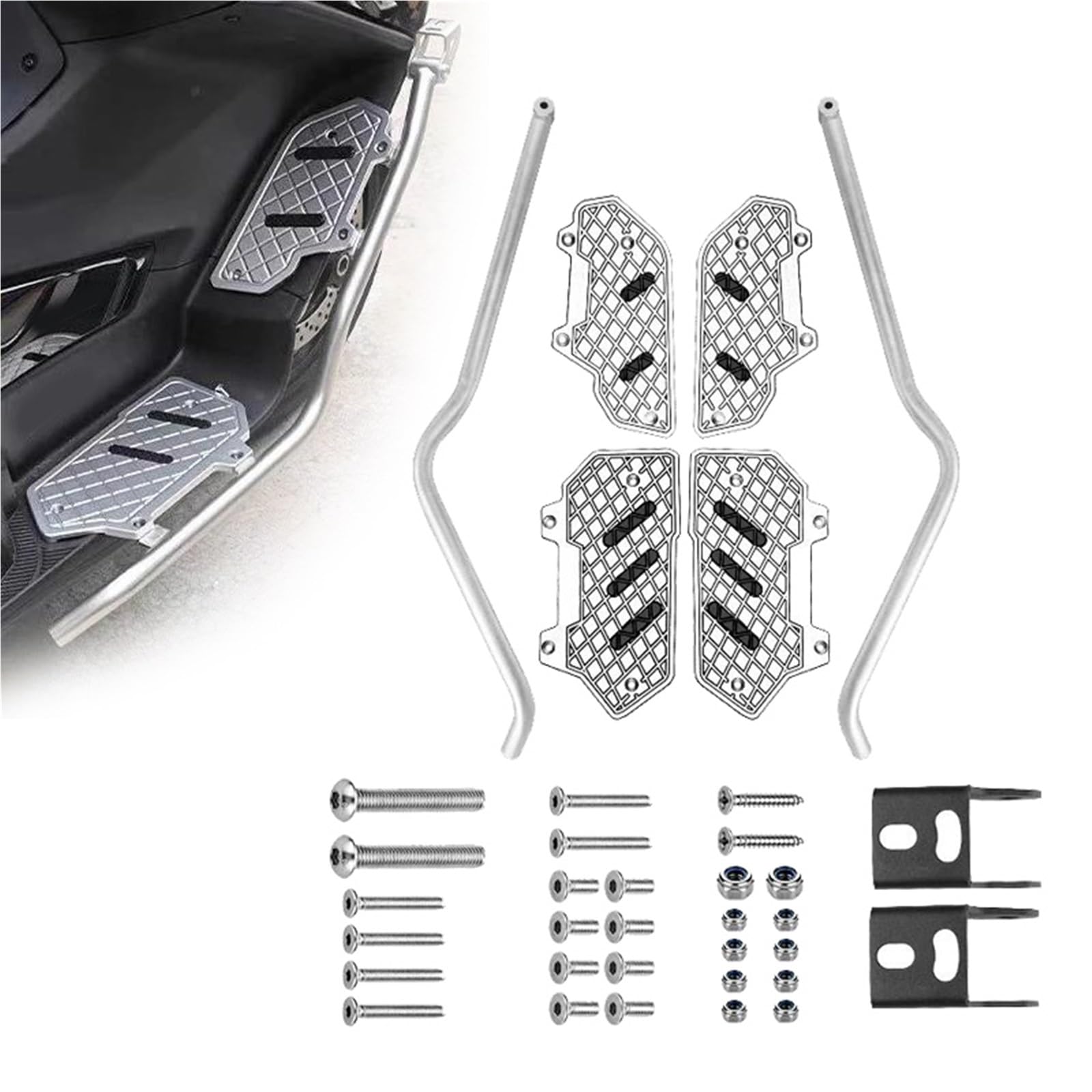Pédale en alliage d'aluminium TMAX 560 pour éviter les rayures de chute de moto