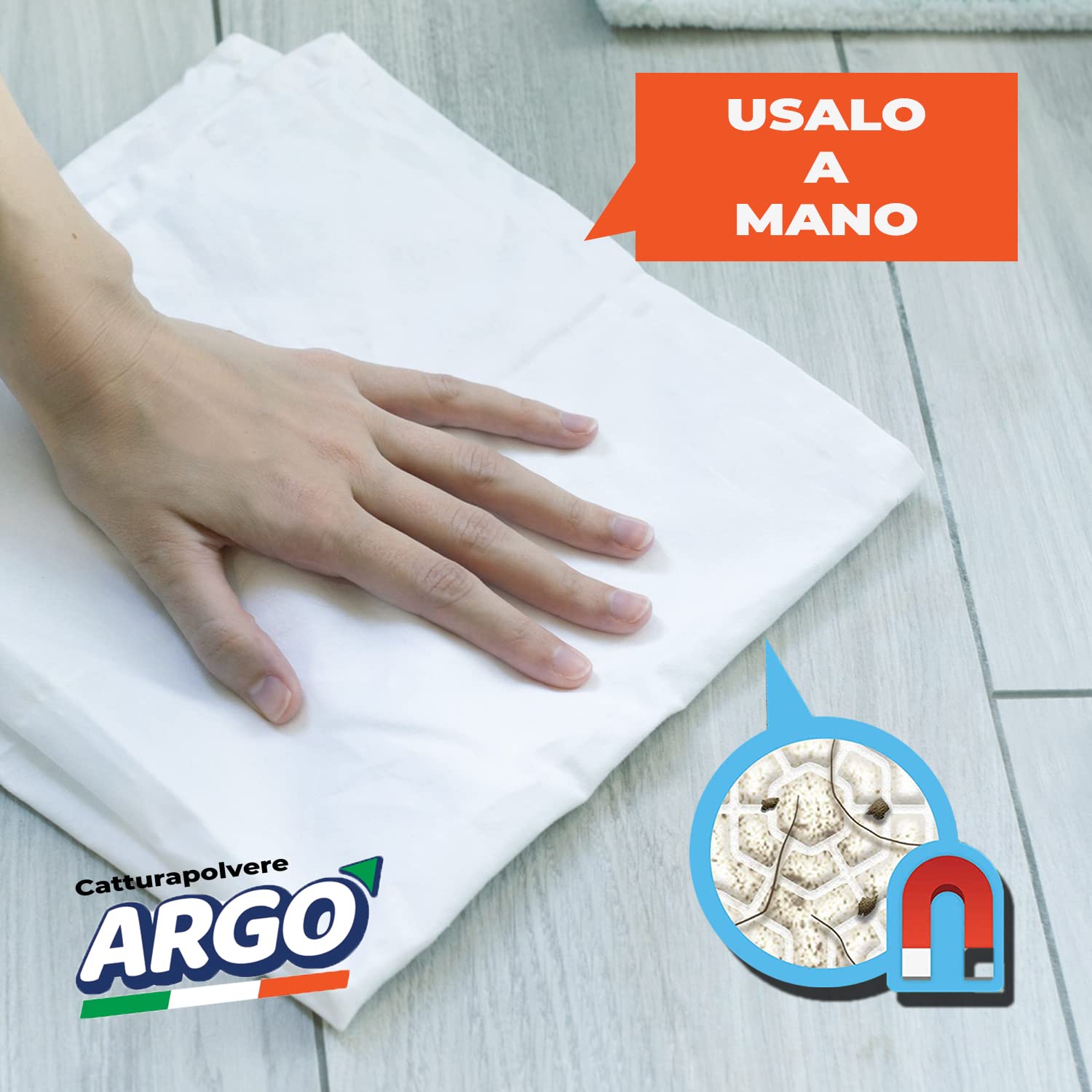 400 Panni Cattura Polvere XL 30x50 cm - Elasticità e Texture Goffrata - Lava Pavimenti Casa per una Pulizia Profonda - Multiuso per Casa e Ufficio