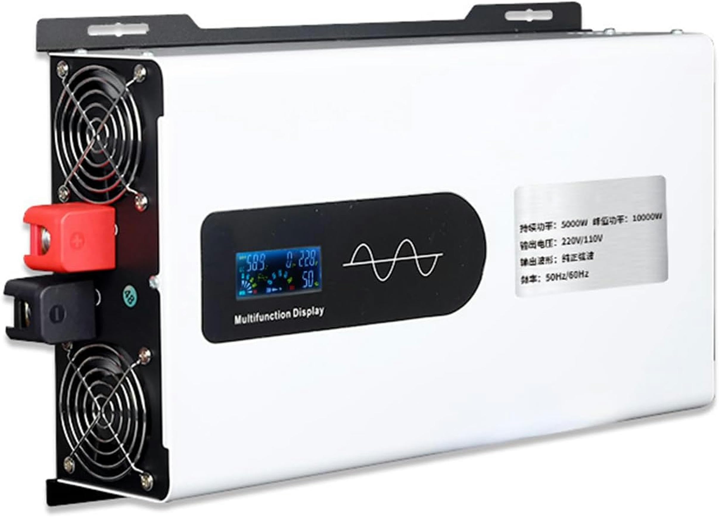 Inversor de potencia fuera de la red 5000W onda pura de 48V 72V a 220V inversor solar con LCD