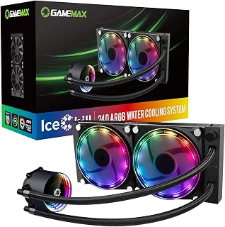 Water Cooler Argb 2 Fan +contr Remoto Ice Chill 240 Gamemax