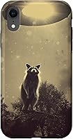 Vista 16 de iPhone 15 Pro Max Vintage alien raccoon UFO Alien Case
