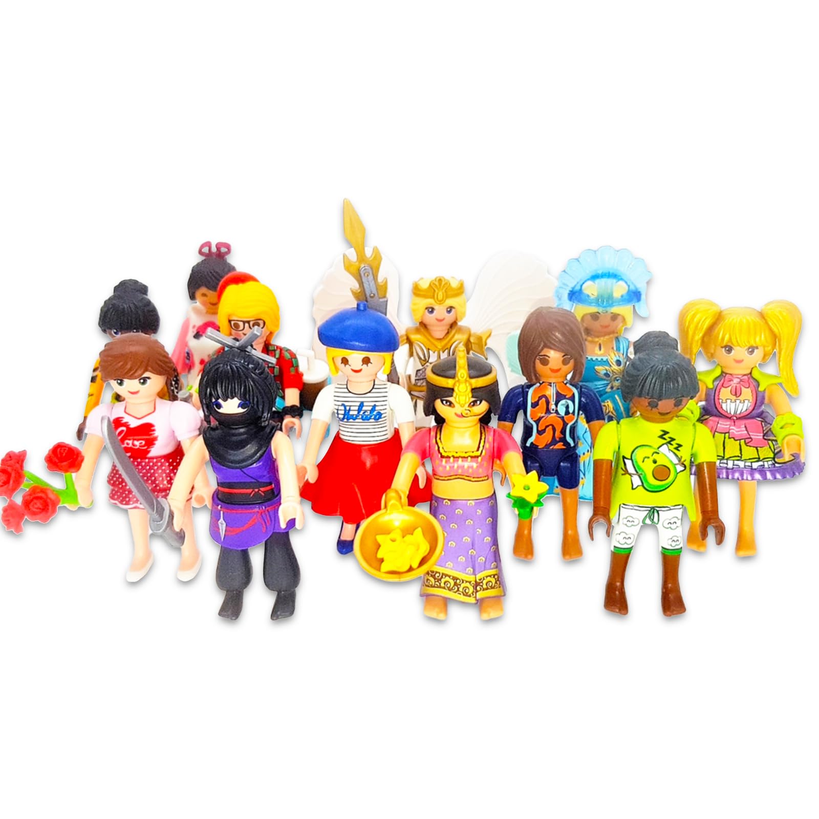 playmobil　6点まとめ売り Playmobil Party Favors Set for Girls - Playmobil Mystery Pack