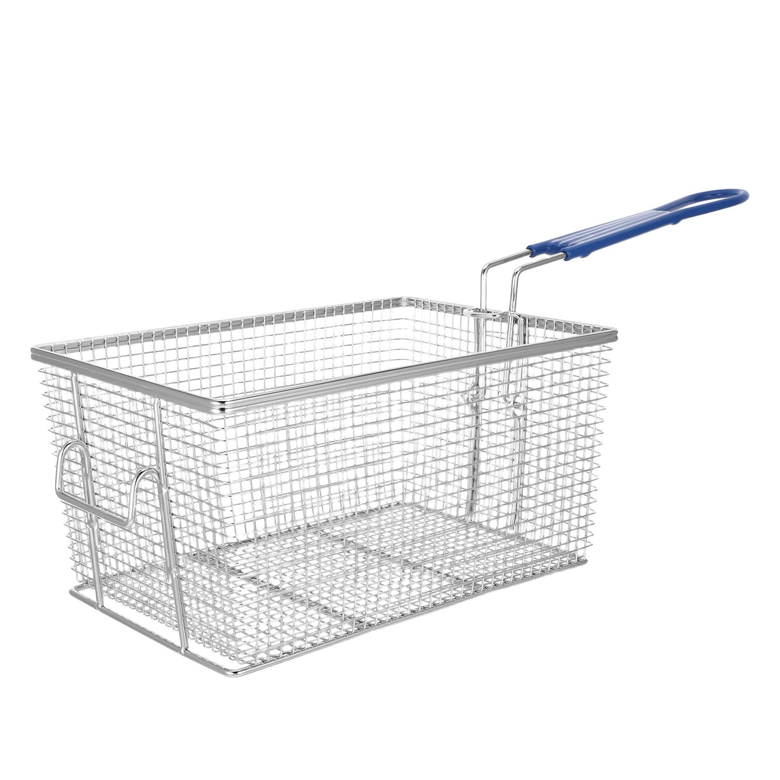 Cestello per Friggitrice in Acciaio Inox, Manico Ergonomico, Rete Fine