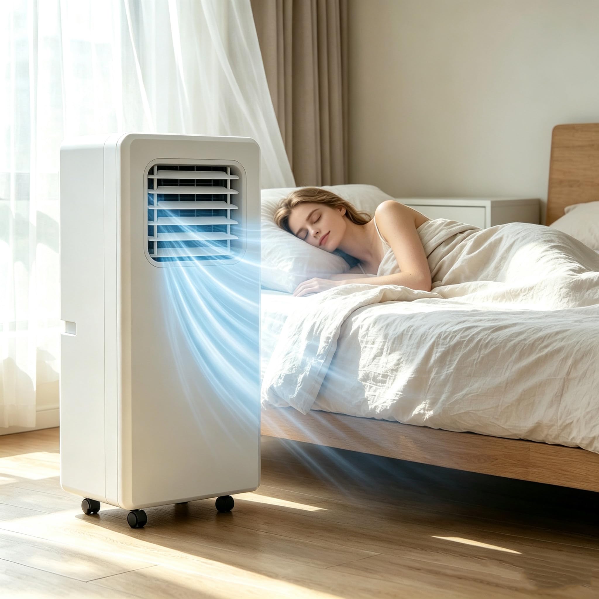 Freestanding Air Conditioner, Powerful Air Conditioning Unit 10000btu