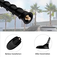 Vista 2 de Antenna Fits for 2011-2023 Jeep Cherokee Accessories Grand Cherokee, Renegade, Compass, Liberty, Chrysler 200, Dodge Durango, Avenger, Dart