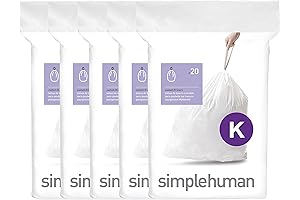 Simplehuman Custom Fit Liners K - Code K, 100 Count