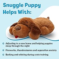 Vista 18 de Smart Pet Love, juguete para acurrucarse de ayuda para comportamiento del cachorro, marrón y blanco