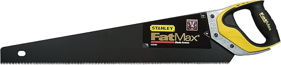 Stanley FatMax Gen2 Appliflon Hand Saw 500 mm Length 7 Teeth / Inch 1 mm Blade Width Tri-Material Handle 2-20-529