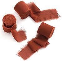 Vista 14 de Ling's moment Cinta de satén de seda, 6.7 yardas (blanco/beige) para envolver regalos, bodas, ramos florales, decoración de fiestas, cintas