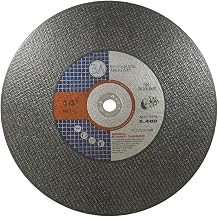 Benchmark Abrasives Aluminum Oxide Type 1, 14 Inch Gas Saw Cut Off Wheels with 1/8" x 5/32" Arbor, Fast Metal Cutting Circular Saw Blades for Metal Steel Fiberglass Cutting Wheel 10 Pack - 20mm