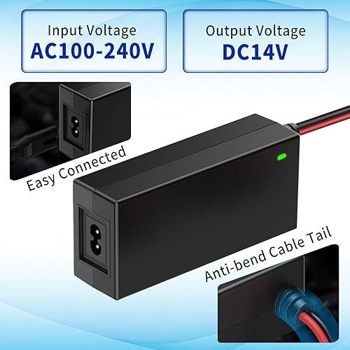 Miniatura 5 de Kit de cargador de repuesto de adaptador de corriente de 56 W y 14 V para cargador de batería NOCO GB70 GB150 GB250+ GB251+ GB500 GB500+ Genius