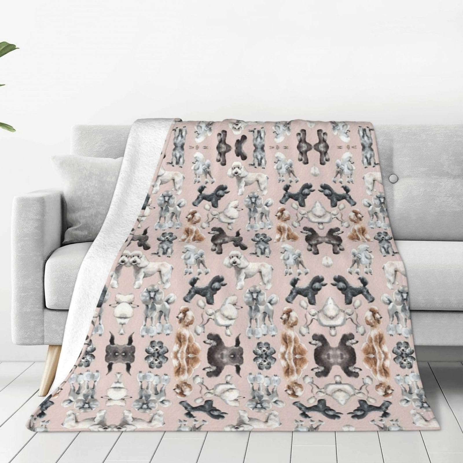 Couverture micro-polaire chaude flanelle douce anti-boulochage pour lit et canapé maison