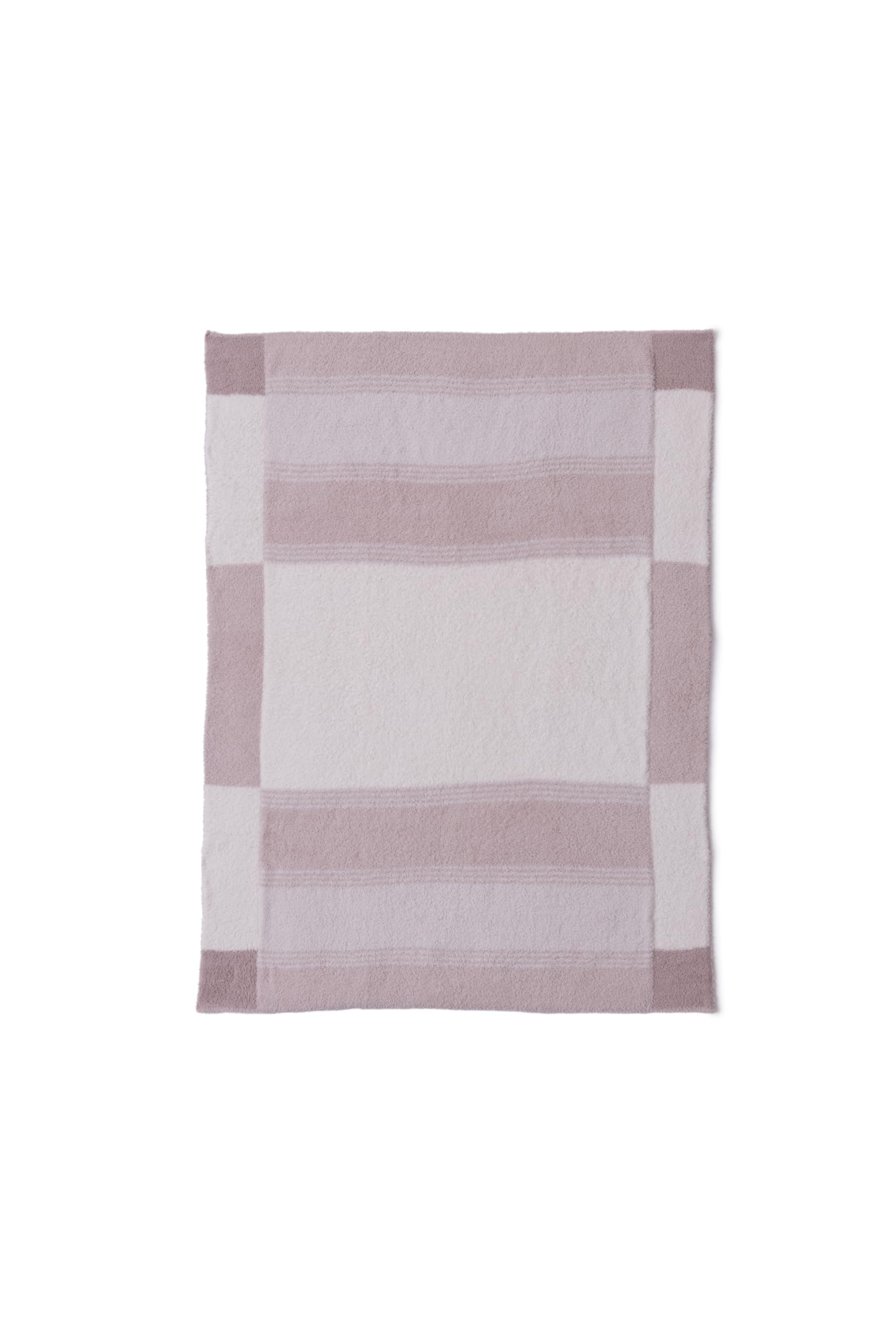 Barefoot Dreams® CozyChic® Costa Block Stroller Blanket, Chai Multi, 30"x40"