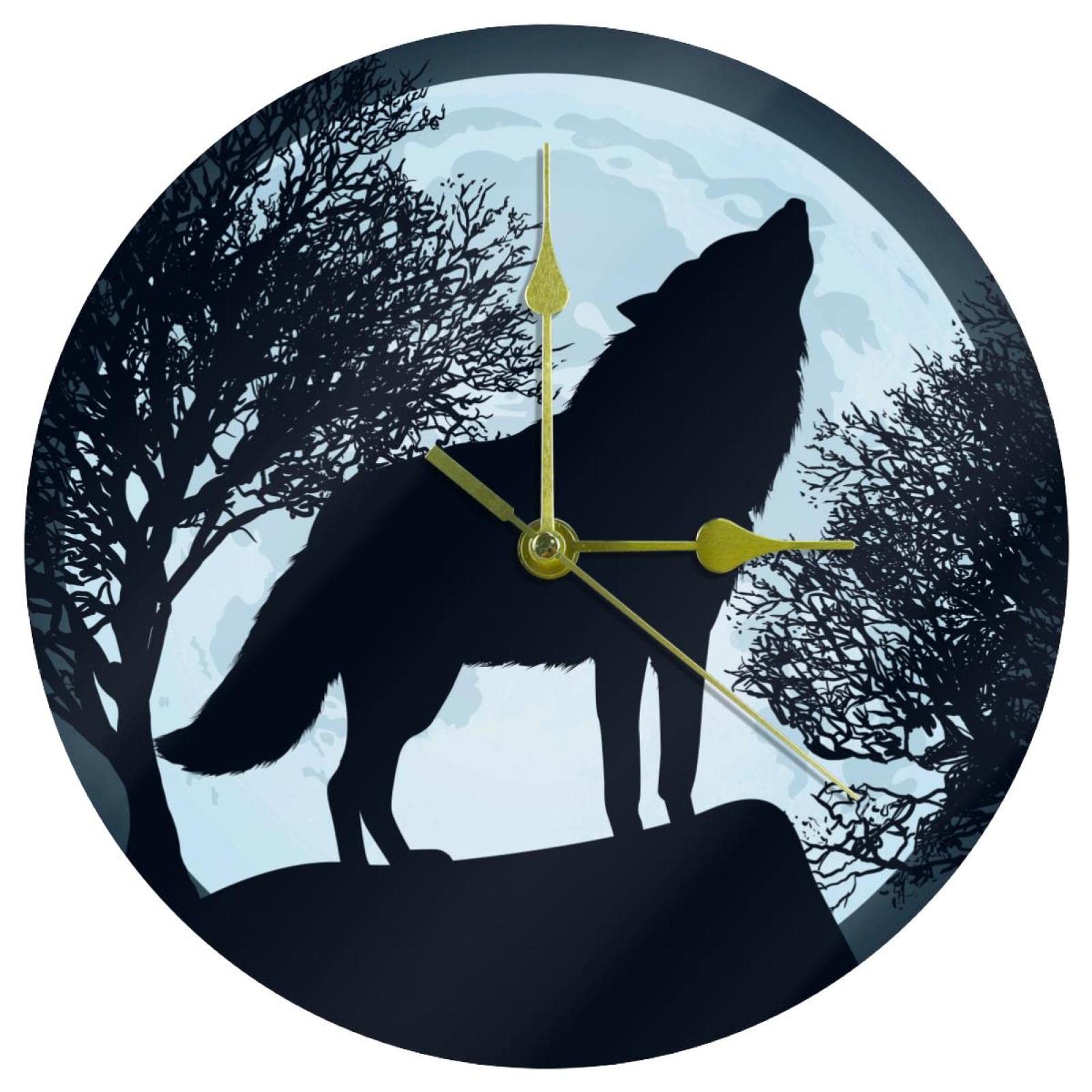 Horloge loup anti tic-tac pour retrouver le sommeil dans sa chambre