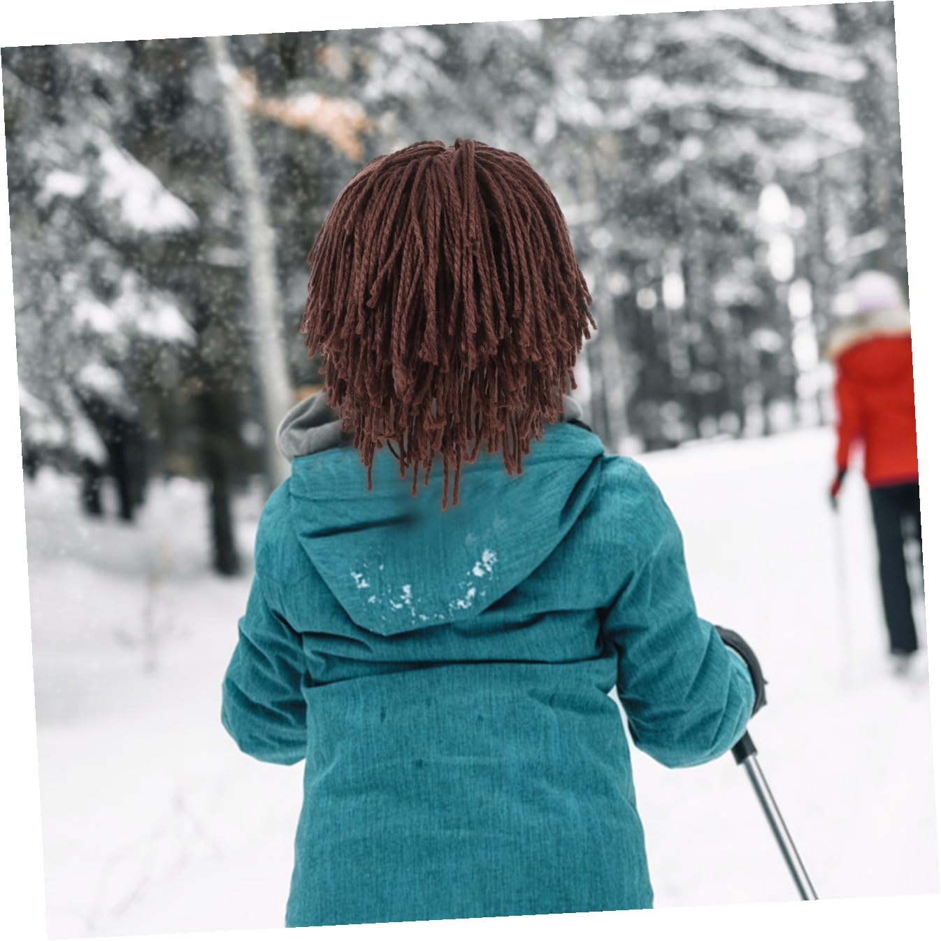 CALLARON Witzige Perückenkappe Beanie-Mütze Männer Bucket Hats Damen Hüte für Frauen warme Mütze Wollmütze weihnachtspräsente bescherung weihnachten Frauen Hut Damen Strickmütze Acryl