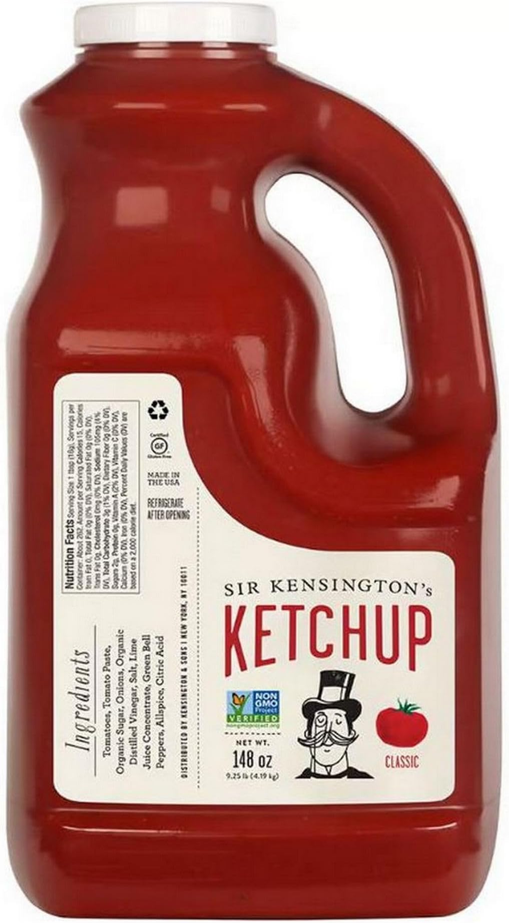 SIR Kensingtons Ketchup 148 Oz Bottle