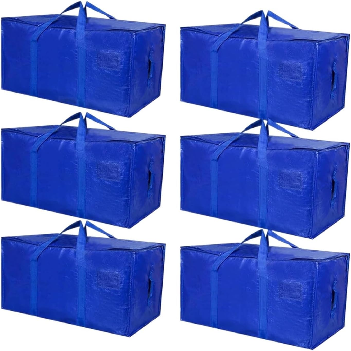 Moving Bags 6PCS Moving Bag with Zipper Closure, Large Space Saving Storage,Labeled Pocket