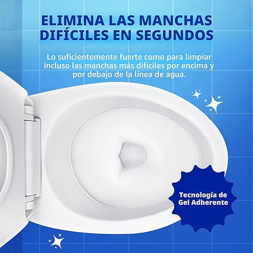 Miniatura 3 de Lysol Limpiador de inodoro, suministros de limpieza de baño de máxima resistencia, limpiador de taza de inodoro en gel adherente, esencial