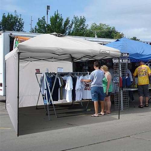 Miniatura 3 de KAMPKEEPER Paredes laterales instantáneas de toldo de 10 x 10 pulgadas con cremallera para marco de toldo desplegable, paquete de 3 paneles solares