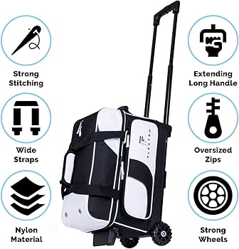 Amazon | Flextro ボーリングバッグ ボールローラー2個 + シングル