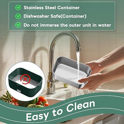 Miniatura 6 de DUPASU Fiambrera eléctrica Calentador de alimentos Fiambrera calentada de 100 W para adultos, 1.8L portátil de calentamiento rápido, calentador de