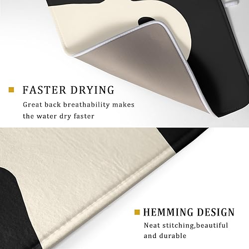 Vista 107 de Tapete de secado de platos de árbol de Navidad, muñeco de nieve, para encimera de cocina, de 16 x 18 pulgadas, tapete de secado de microfibra