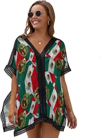 Summer Swimsuit Cover Up Women Breathable Beach Bikini Dress