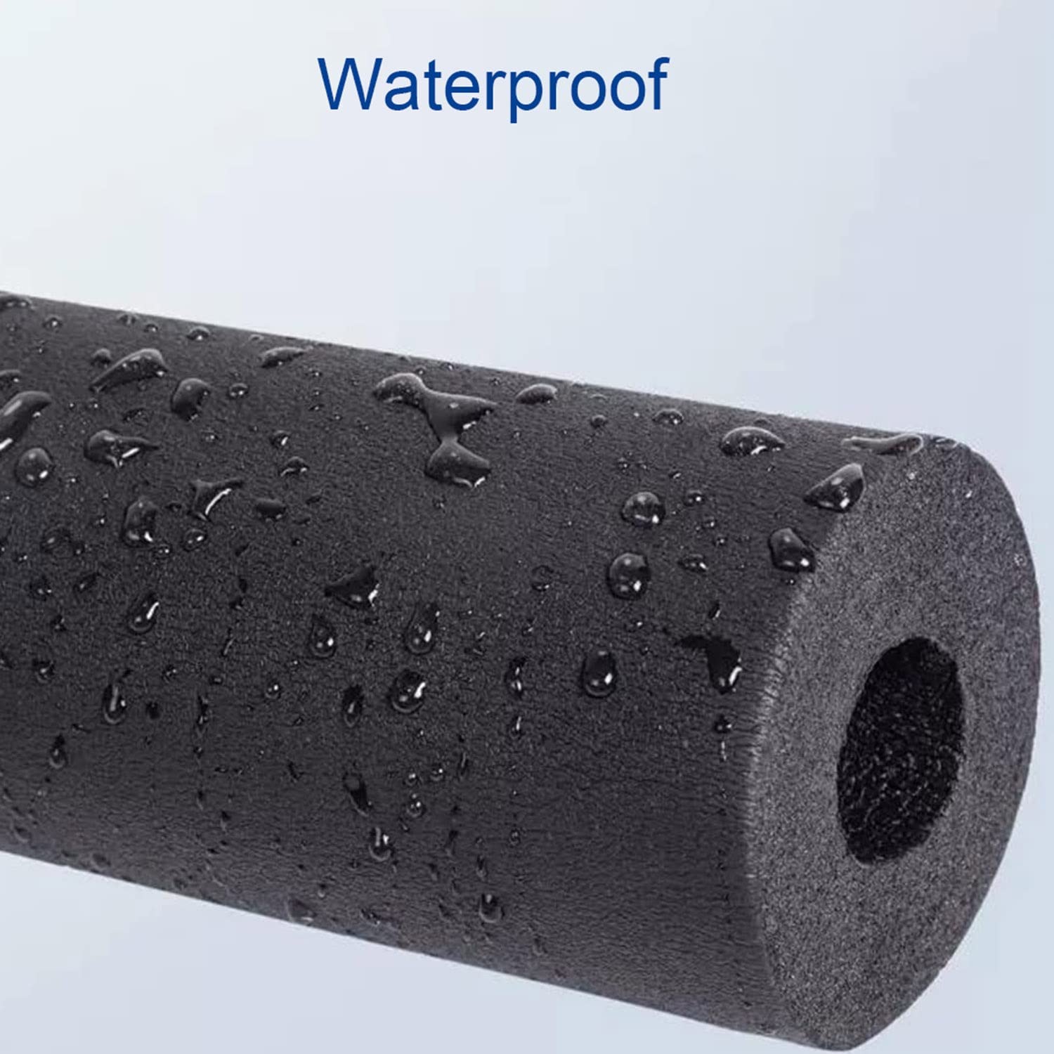 Tubo Espuma Aislante Dividido Negro Múltiples Tamaños 2 Metros(43mmx20mmx2m)