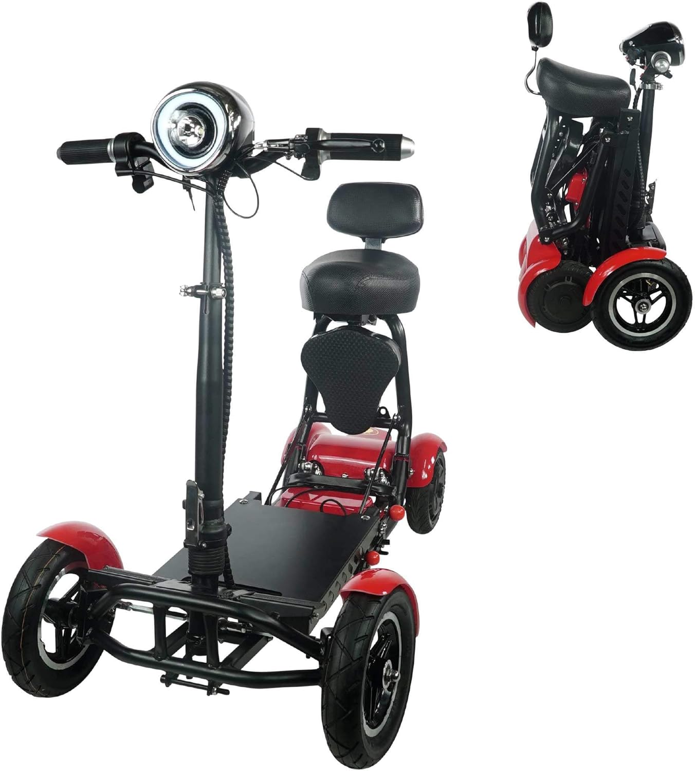 Buy Fold and Travel Mobility Scooters for Adults 4 Wheel Long Range Mobility Scooter Electric