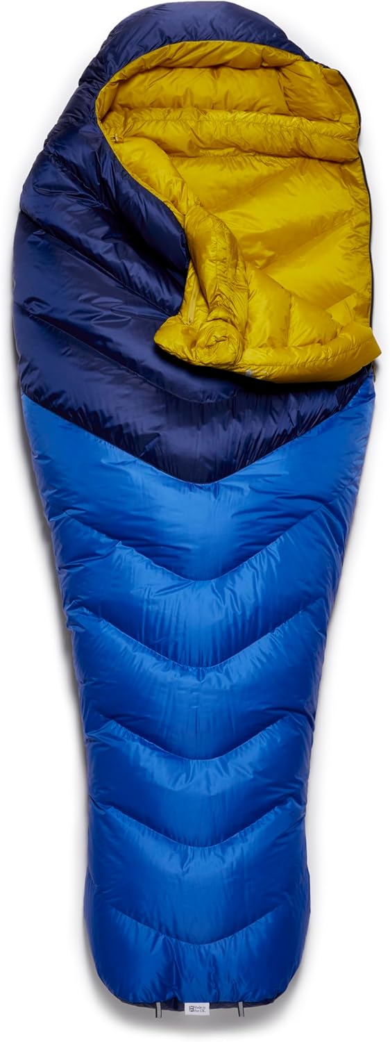 Rab Women's Neutrino Down Sleeping Bag - Lightweight Water-Repellent Sleeping Bag for Camping, Backpacking, & Climbing