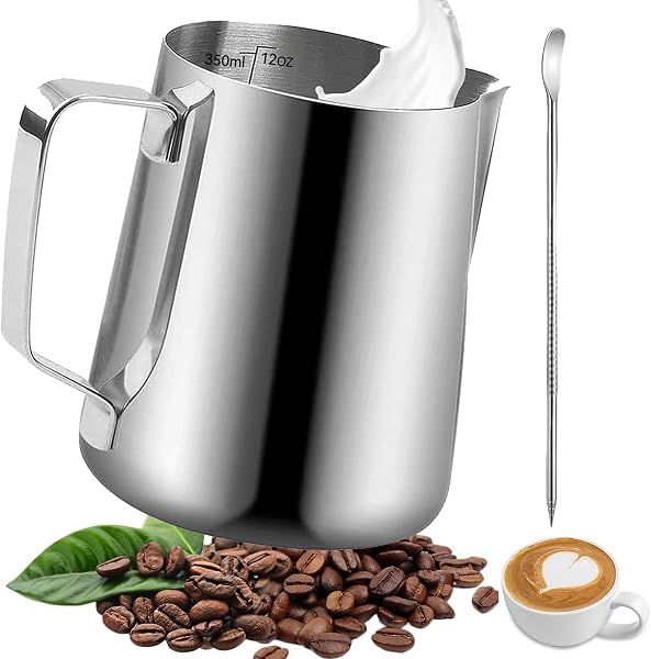 Omtofo lattiera cappuccino 350 ml con tacche