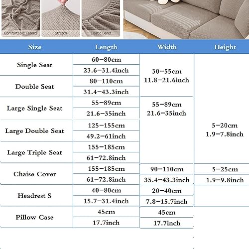 Miniatura 5 de Funda mágica para sofá, elástica, impermeable y lavable, diseño de cobertores para sofás, funda calmante para sofá del hogar, funda de cojín