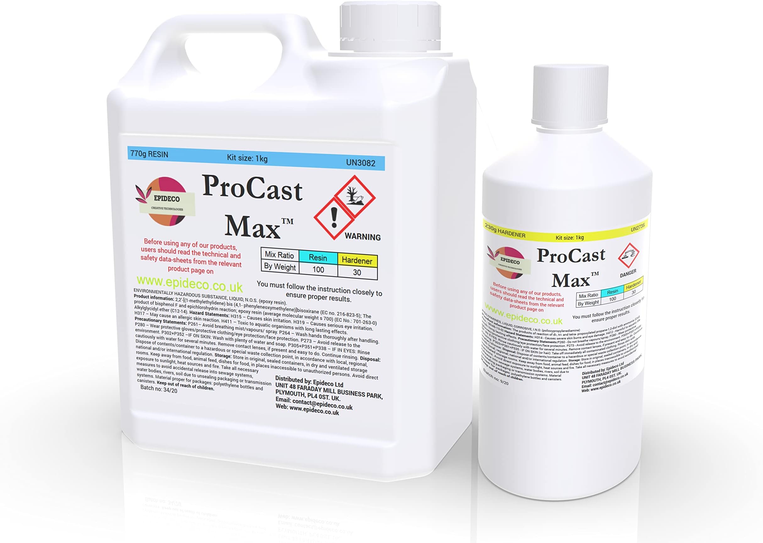 1kg Deep Pour Epoxy Resin Ultra Low Viscosity Crystal Clear Epoxy Resin Starter Kit Up to 40mm Single Layer UV Resistant River Tables Art Jewellery etc