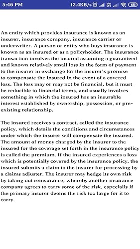 Insurance