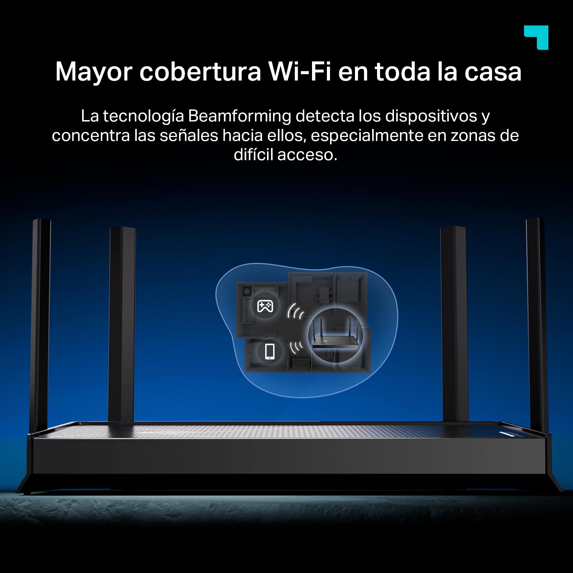 TP-Link Archer BE3600 - Router Wi-Fi 7 AX3600, Doble Banda 3570 Mbps, 2 Puertos 2.5 Gigabit, USB 3.0, EasyMesh, Cliente y Servidor VPN, HomeShield, Router para Hogar y Gaming