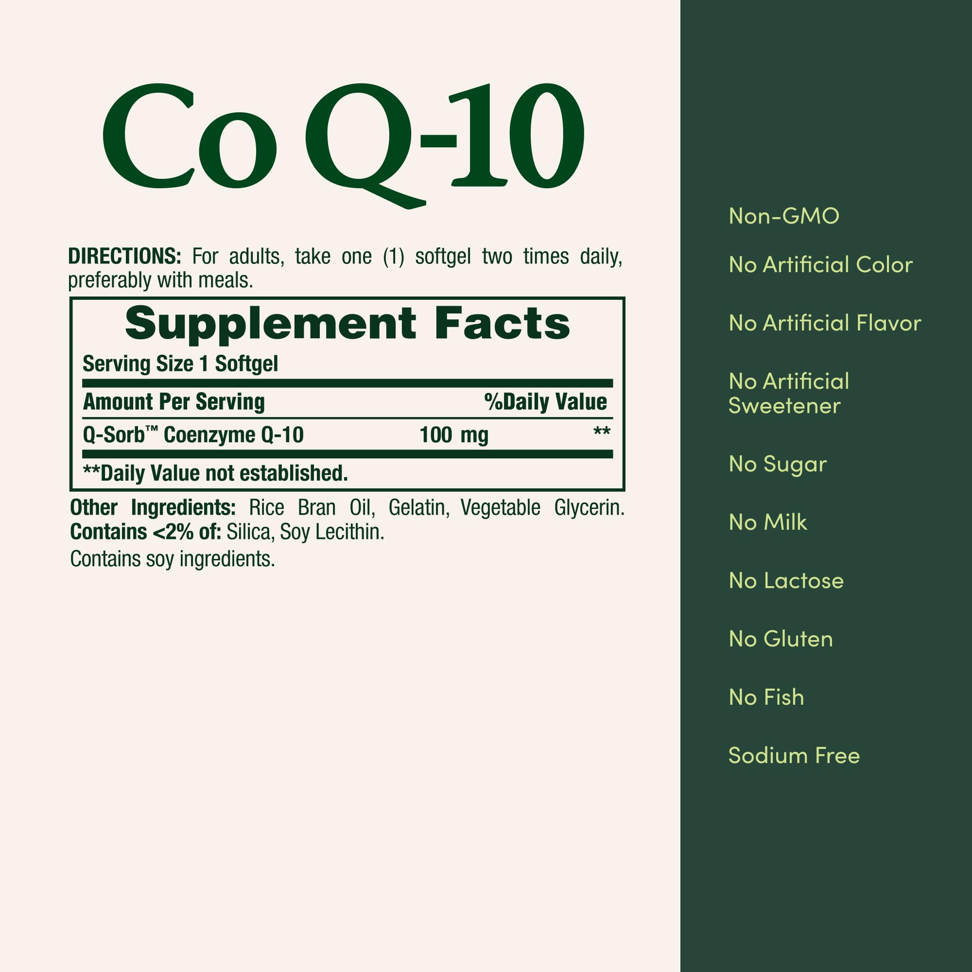 Nature's Bounty CoQ10 100mg for Heart Health Support, 45 Softgels — Amazon image 5